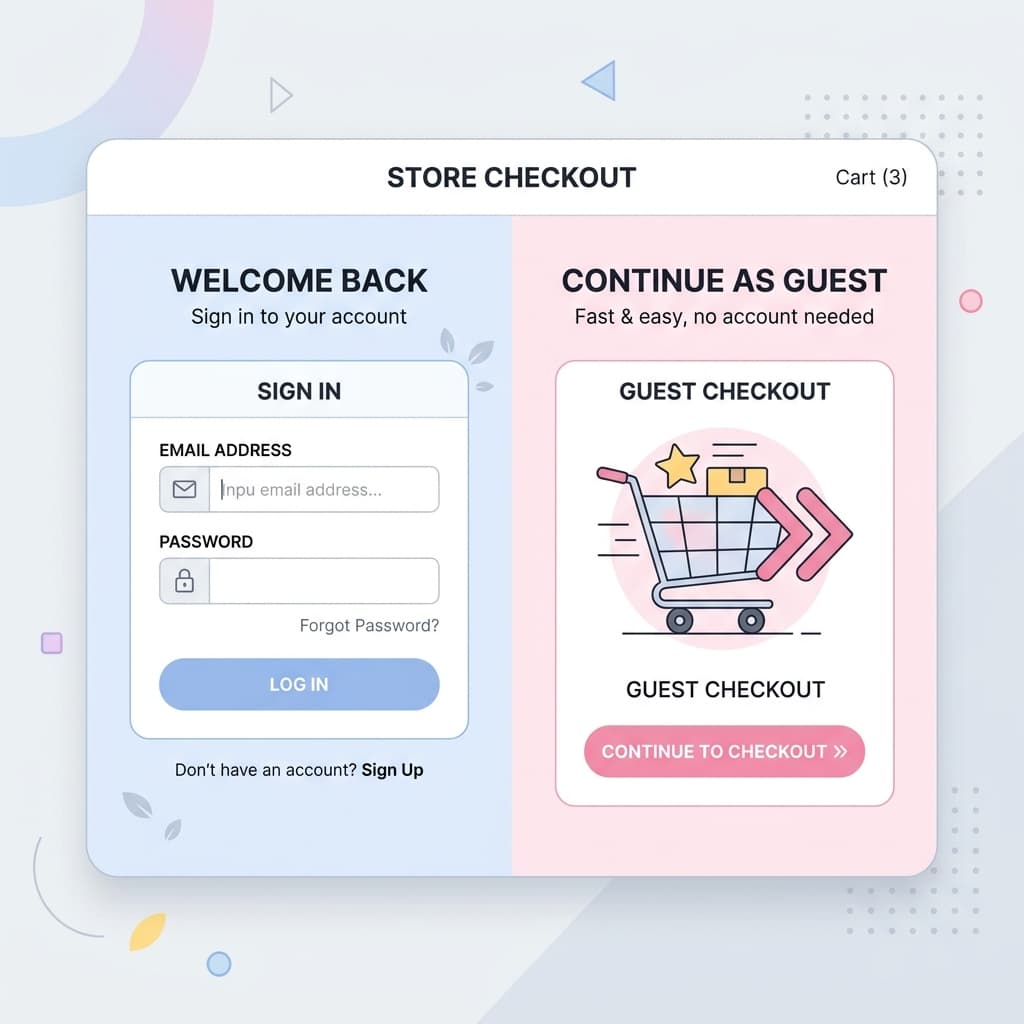 Guest Checkout vs. Account Creation: The Fight for Frictionless Online Shopping