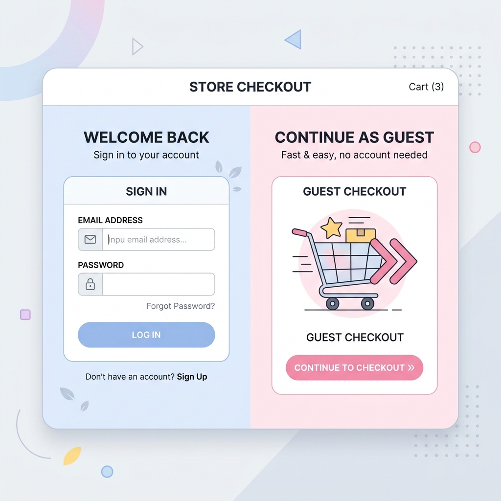 Guest Checkout vs. Account Creation: The Fight for Frictionless Online Shopping